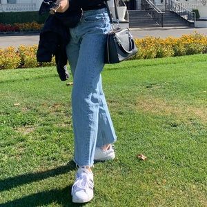 Zara Premium Denim Straight Leg Jeans